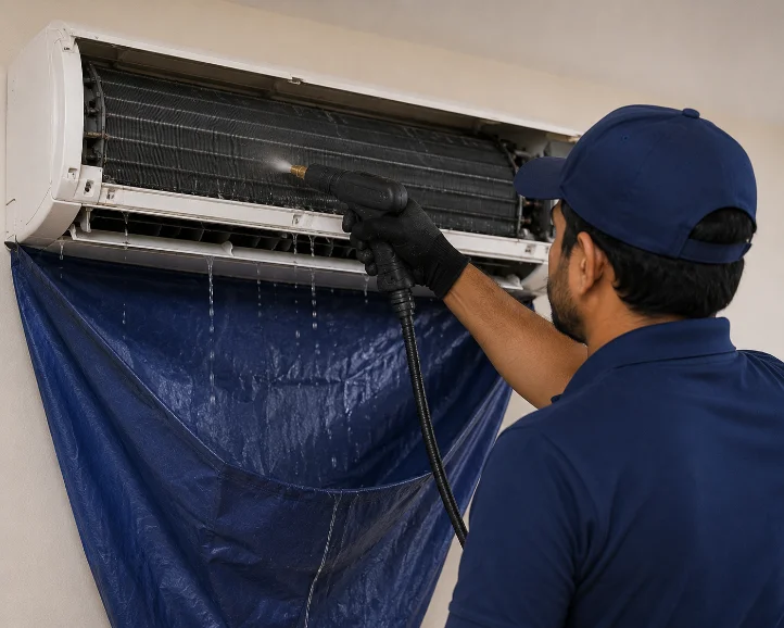 AC Filter &amp; Coil Cleaning — Sri Anjaneya Home Care, Erode