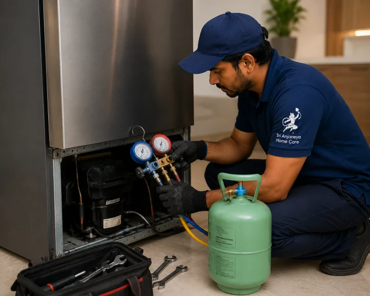 Refrigerator Gas Recharging — Sri Anjaneya Home Care, Erode