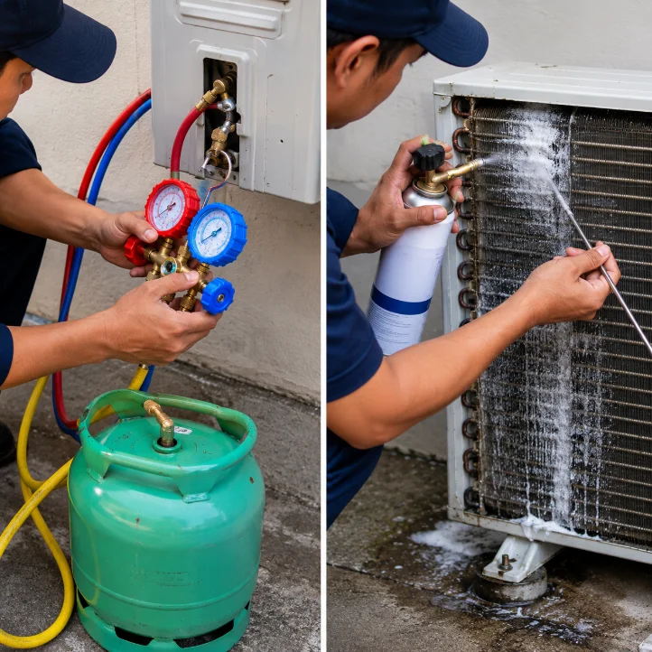AC Deep Cleaning & Gas Refill — Sri Anjaneya Home Care, Erode