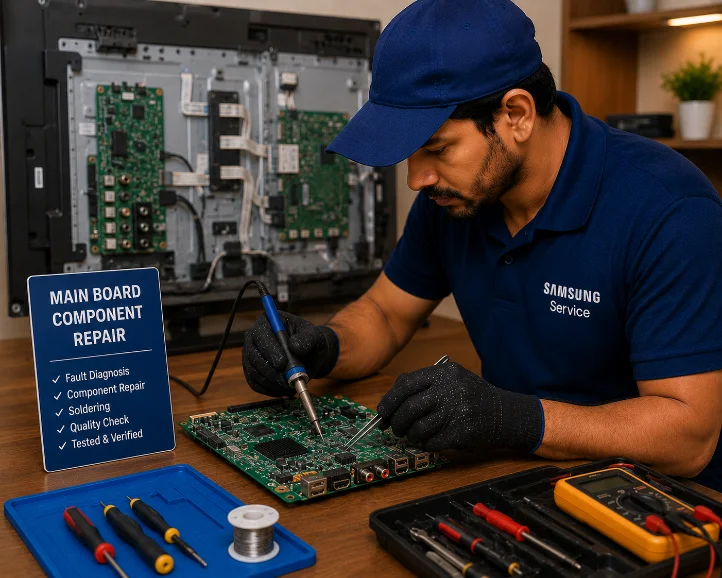Sony TV Main Board Component Repair — Sri Anjaneya Home Care, Erode