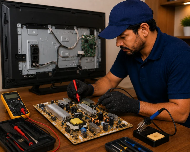 LG TV Power Supply Board Fix — Sri Anjaneya Home Care, Erode