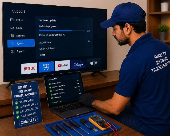 MI Smart TV Software Troubleshooting — Sri Anjaneya Home Care, Erode
