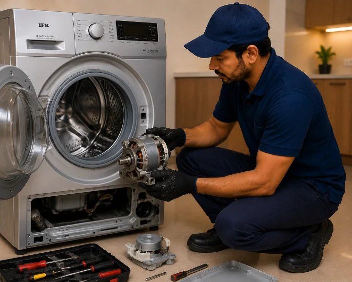 Washing Machine Motor Replacement — Sri Anjaneya Home Care, Erode