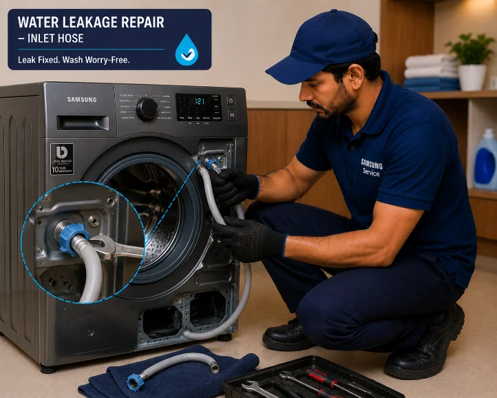 Water Leakage Repair — Inlet Hose — Sri Anjaneya Home Care, Erode